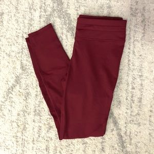 Brand New Maroon Fabletics Leggings